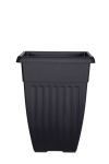 Whitefurze 38x55cm Square Black Athens Planter